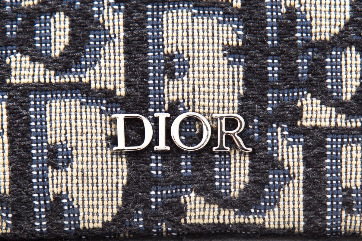 Dior Blue Oblique Jacquard Waist Bag