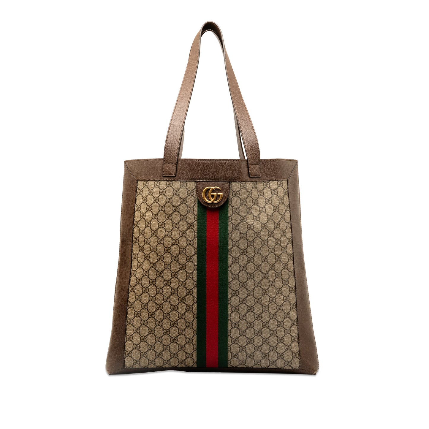 Gucci Ophidia Tote Bag Brown GG Supreme Canvas