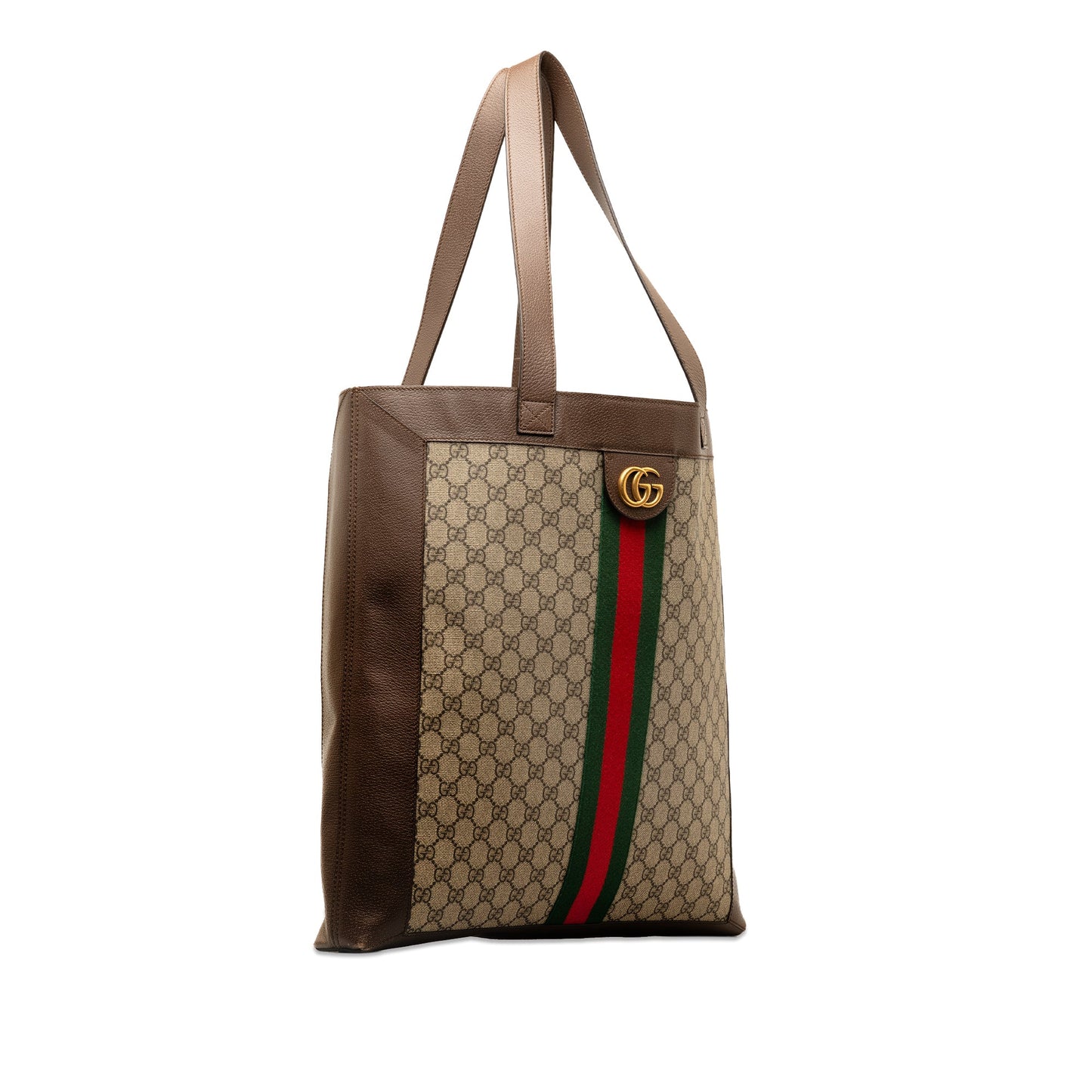 Gucci Ophidia Tote Bag Brown GG Supreme Canvas