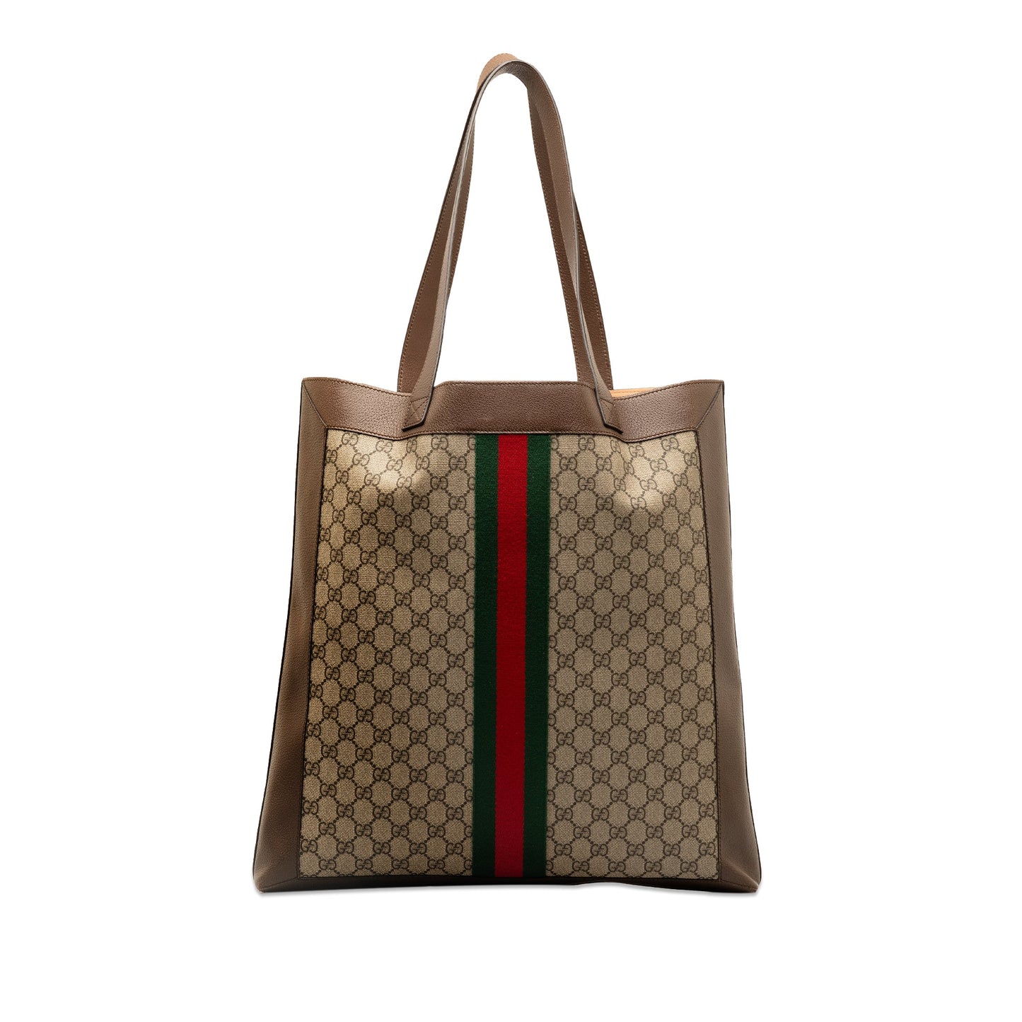 Gucci Ophidia Tote Bag Brown GG Supreme Canvas