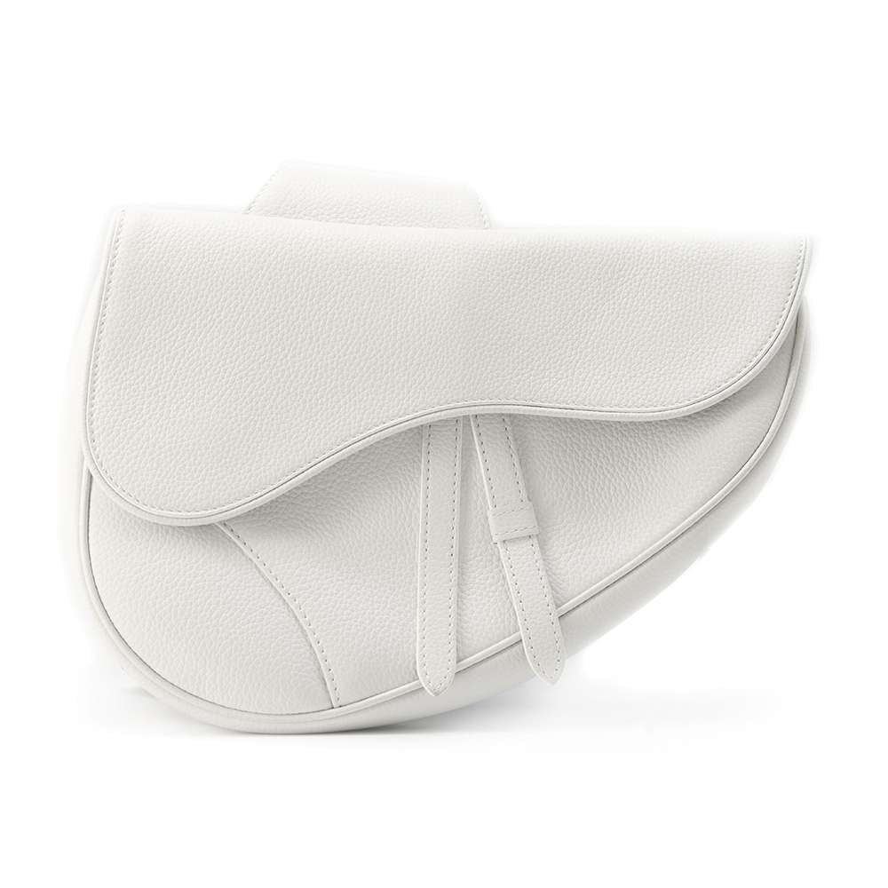 Dior Saddle Crossbody Bag White 1ADPO093YMJ Calf Leather