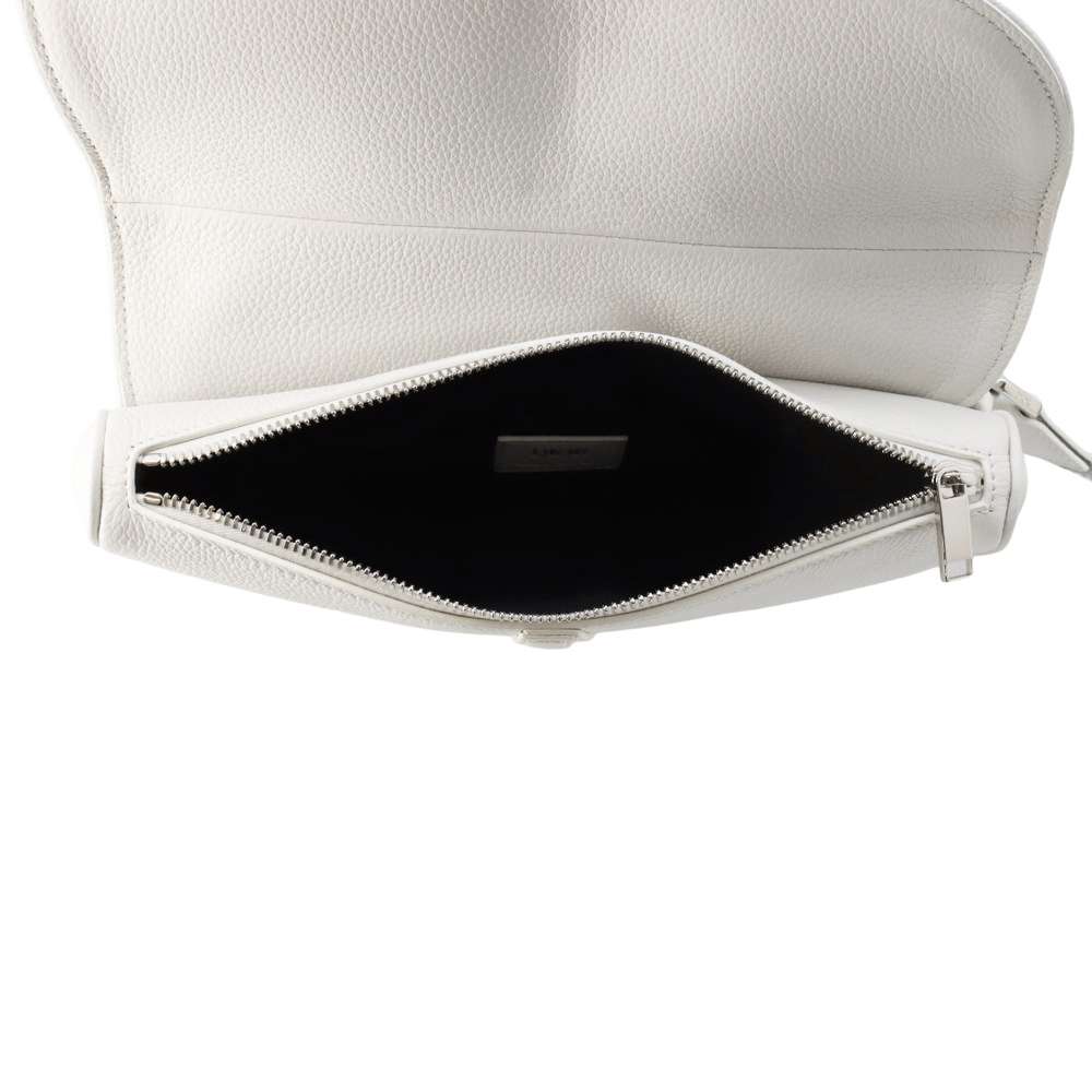 Dior Saddle Crossbody Bag White 1ADPO093YMJ Calf Leather