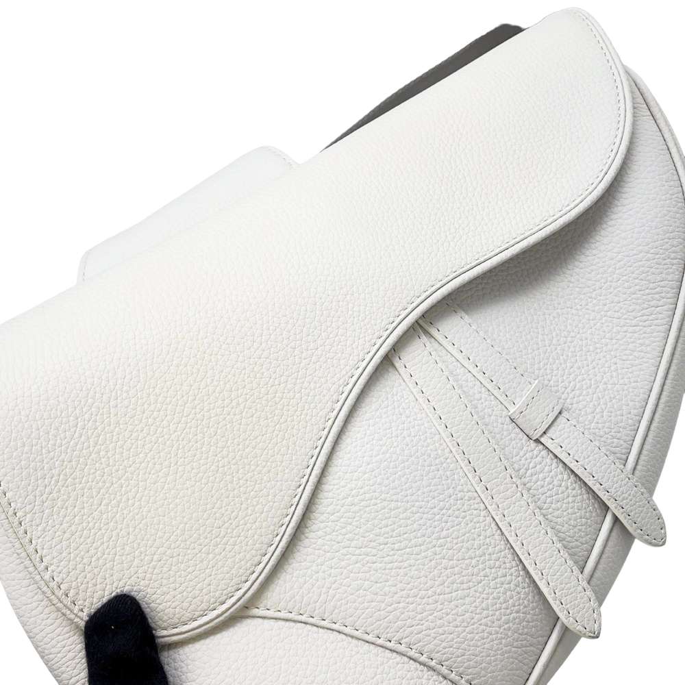 Dior Saddle Crossbody Bag White 1ADPO093YMJ Calf Leather