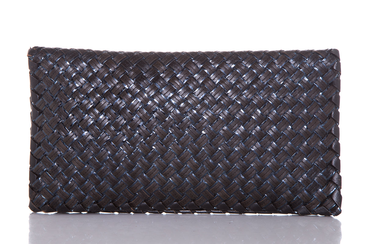 Bottega Veneta Vintage Black Scarab Beatle Clutch