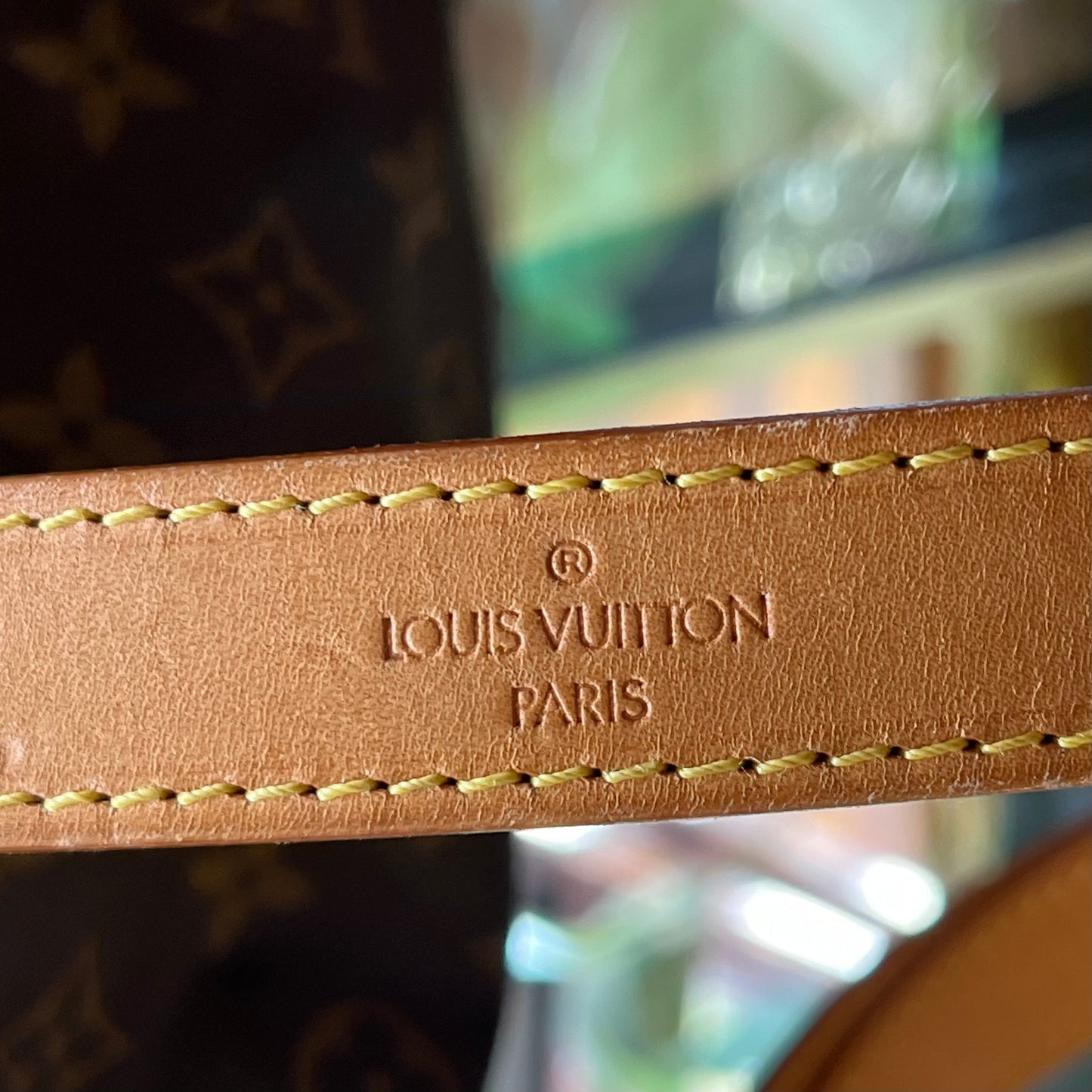 LOUIS VUITTON Noe Brown Monogram Canvas Bucket Bag