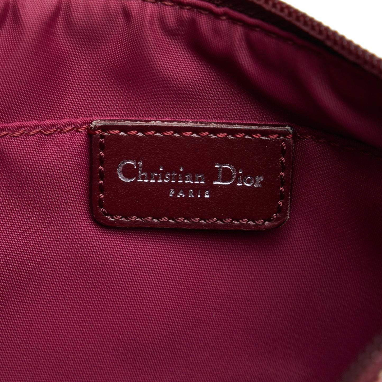 Dior Diorissimo Pochette Red Oblique Canvas