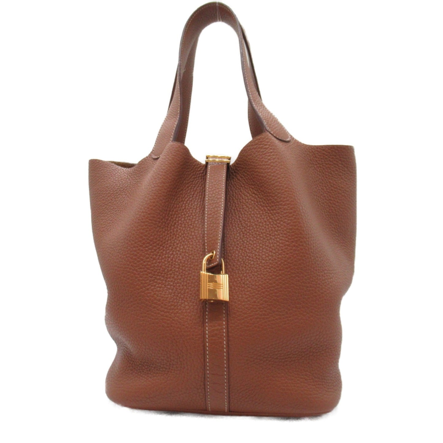 Hermes Picotin Lock GM G Handbag Bag   Clemence  Brown