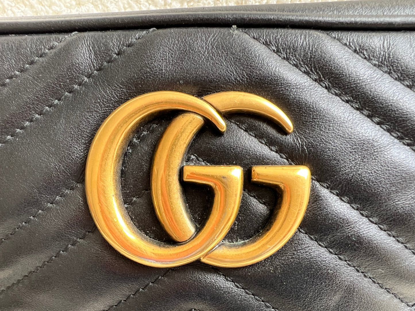 Gucci GG Black Marmont Small Shoulder Bag (RRP £1340)