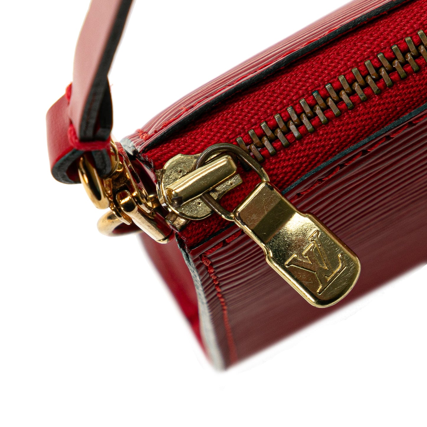 Louis Vuitton Pochette Accessoires Red Epi