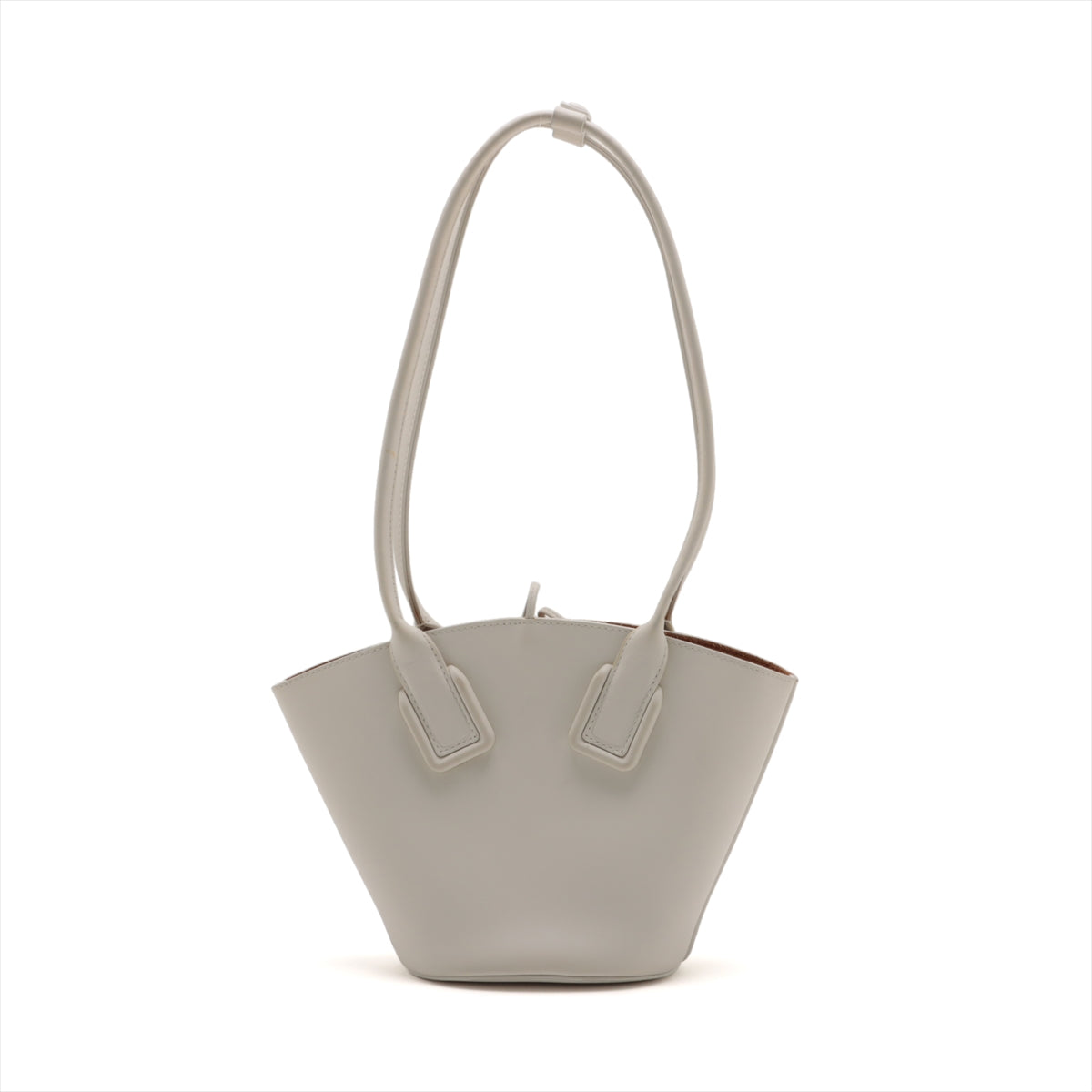 Bottega Veneta Small Basket Shoulder Bag White