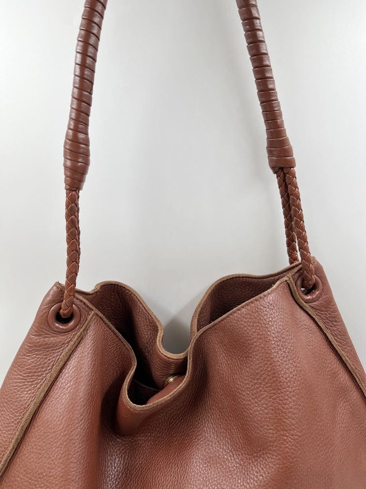 Vintage Bottega Veneta Tan Tote Bag