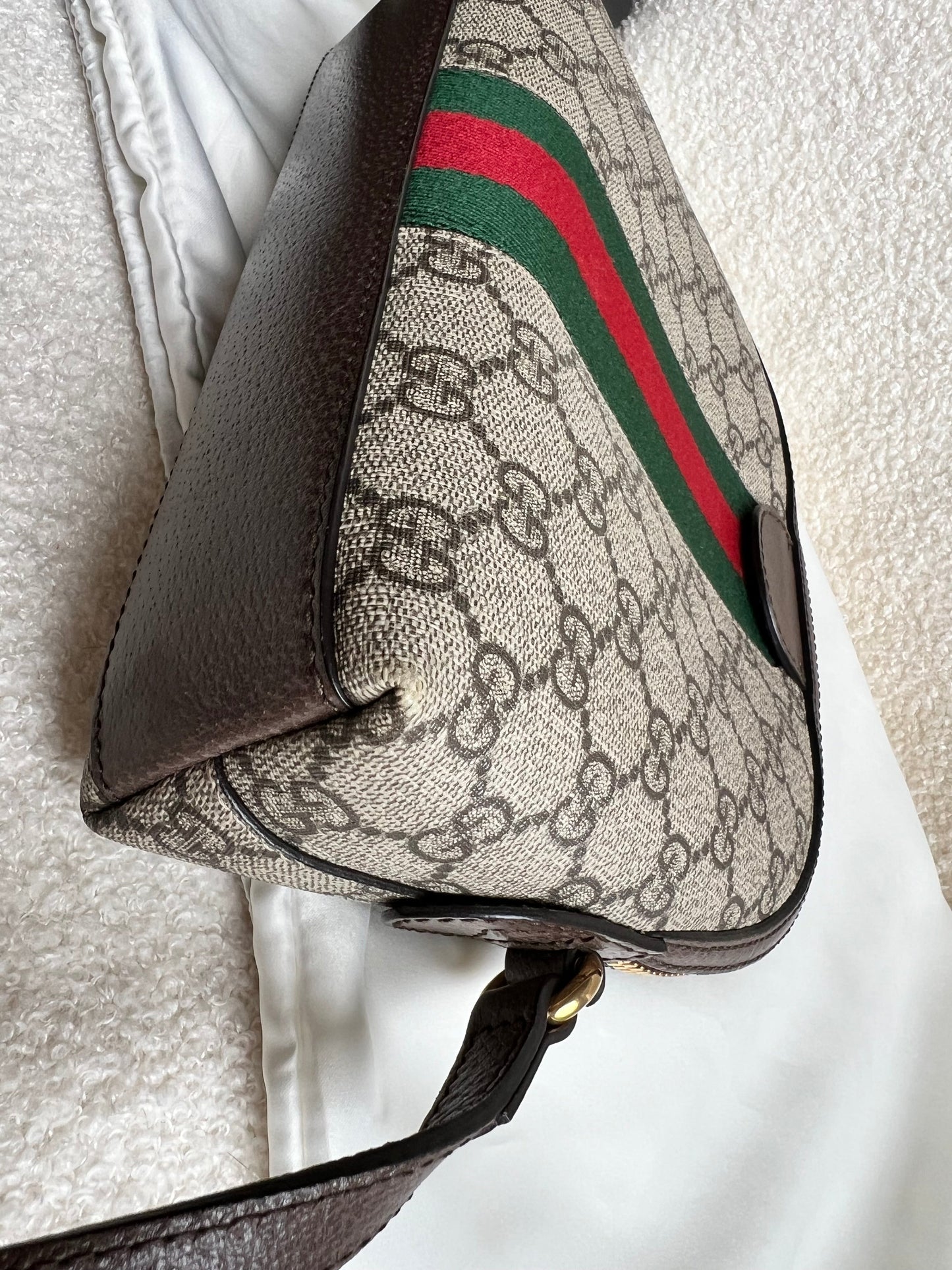 Gucci Ophidia GG Supreme Rounded Top Shoulder Bag (RRP £1,340)