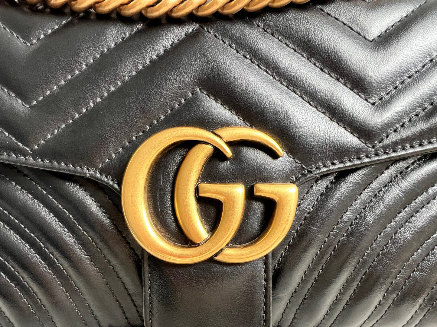 Gucci GG Black Marmont Small Shoulder Bag (RRP £1800)