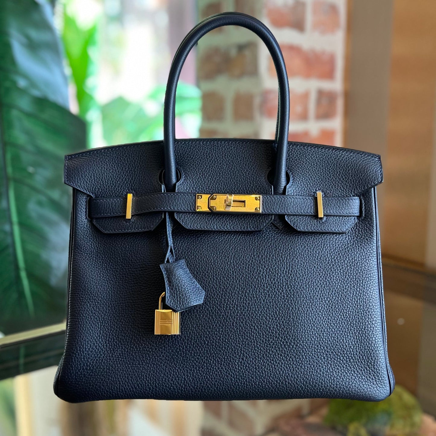 HERMES Birkin 30 Bleu Saphir Clemence