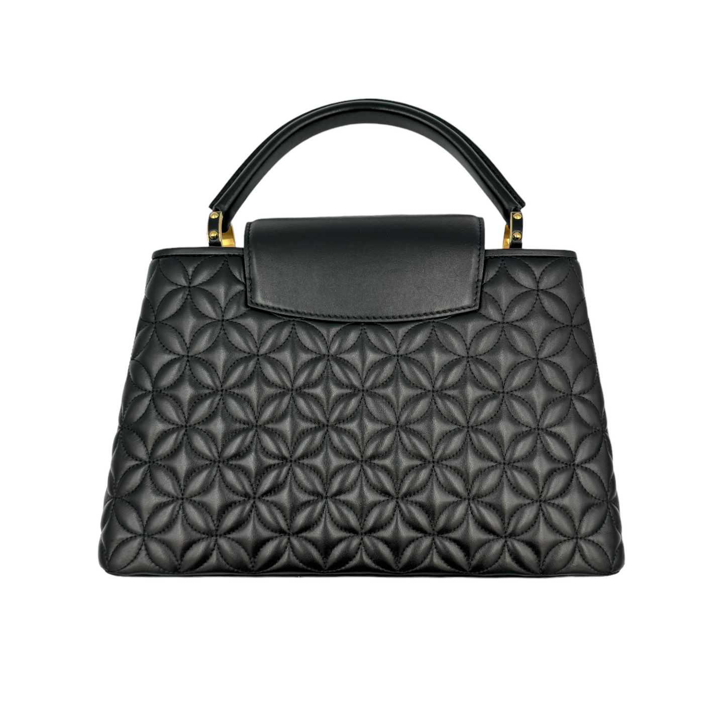 Louis Vuitton Capucines MM Black  Lambskin