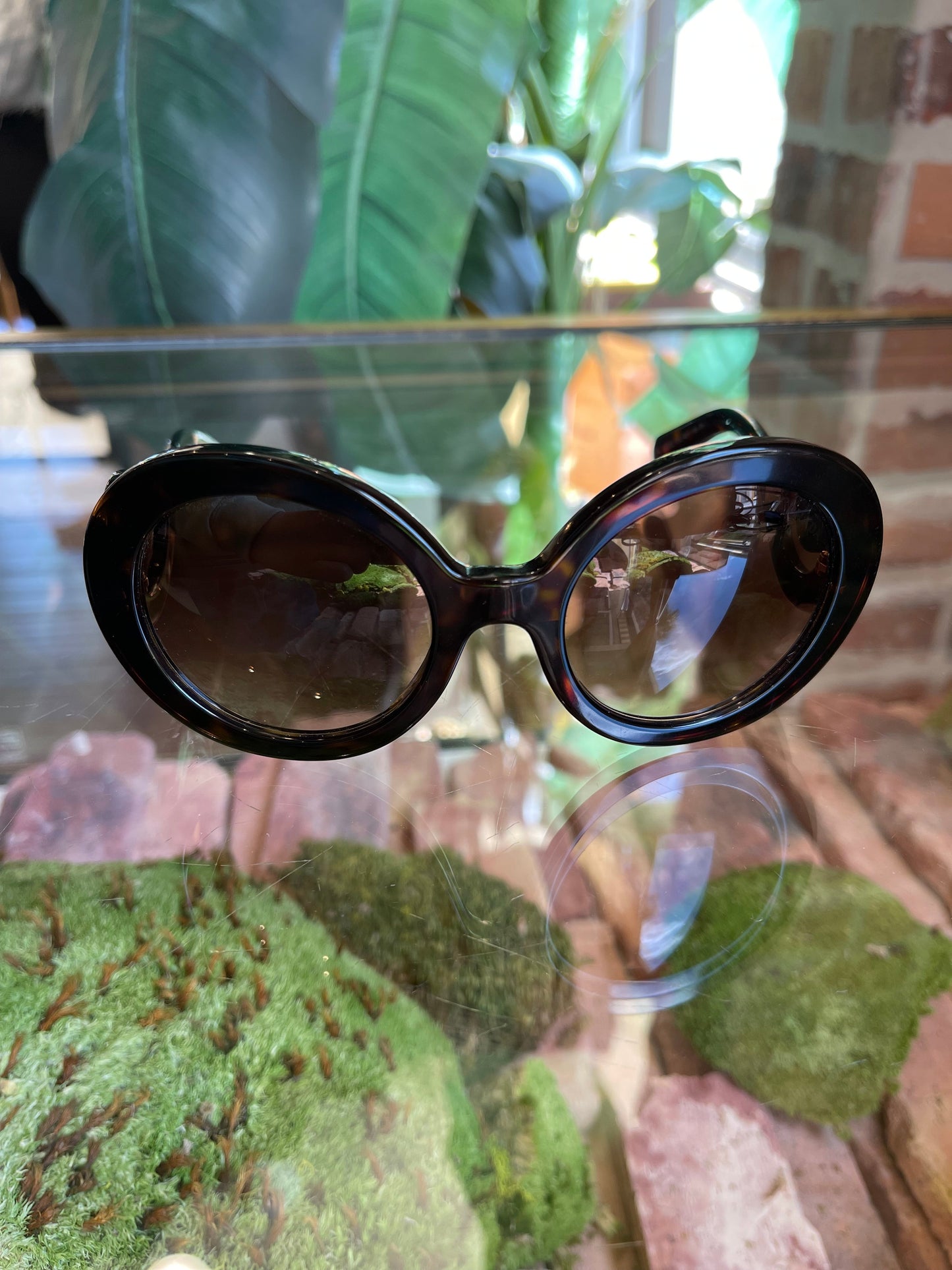 Prada Spr27n Baroque Swirl Sunglasses