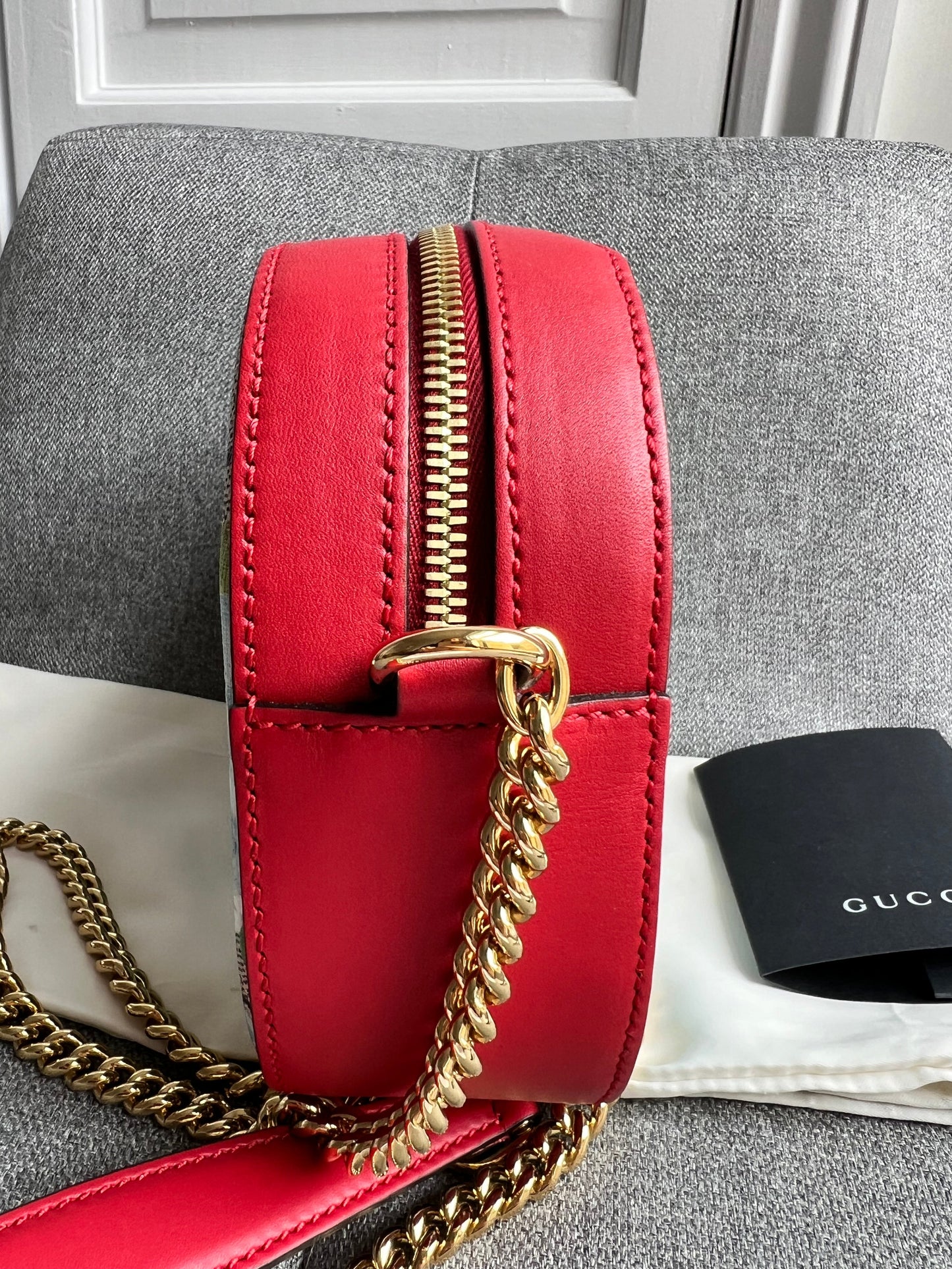 Gucci Dionysus Blooms GG Supreme Chain Mini Bag