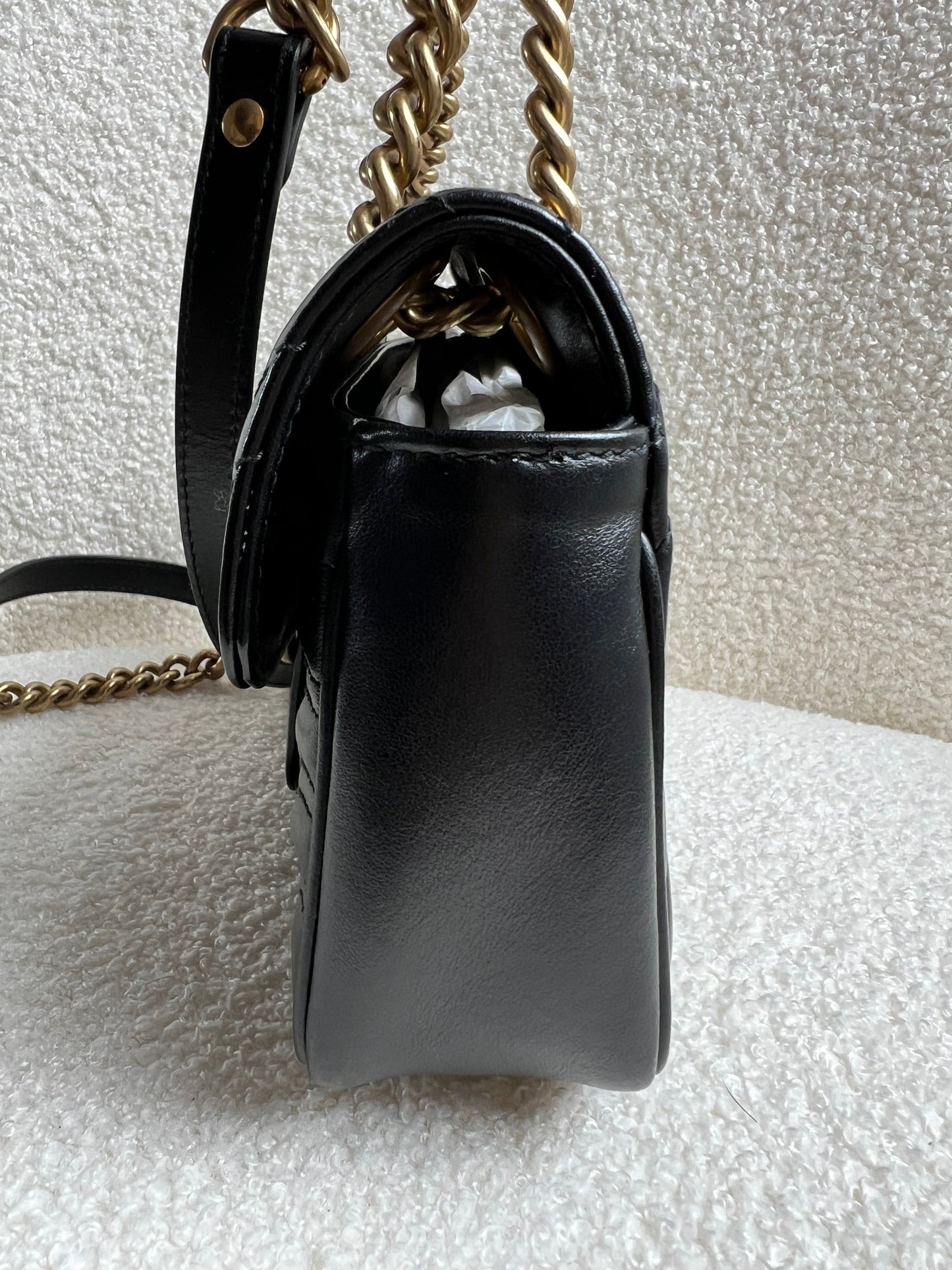 Gucci GG Black Marmont Mini Shoulder Bag (RRP £1,700)