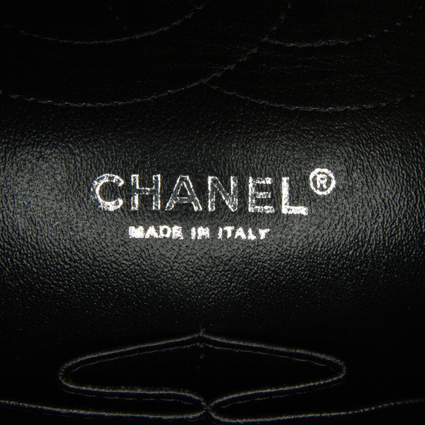 Chanel Classic Double Flap Jumbo Black Patent Silver