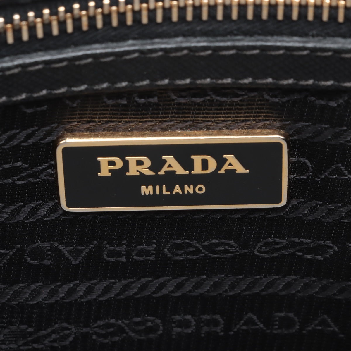 Prada Saffiano Galleria 2 Way Medium Handbag Black