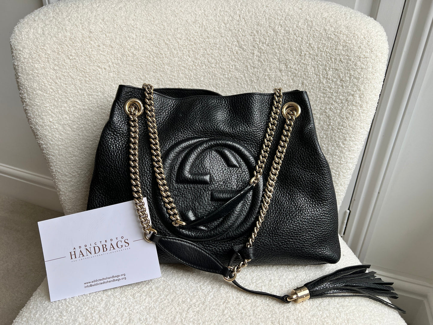 Gucci Black Soho Chain Tote (RRP £1350)