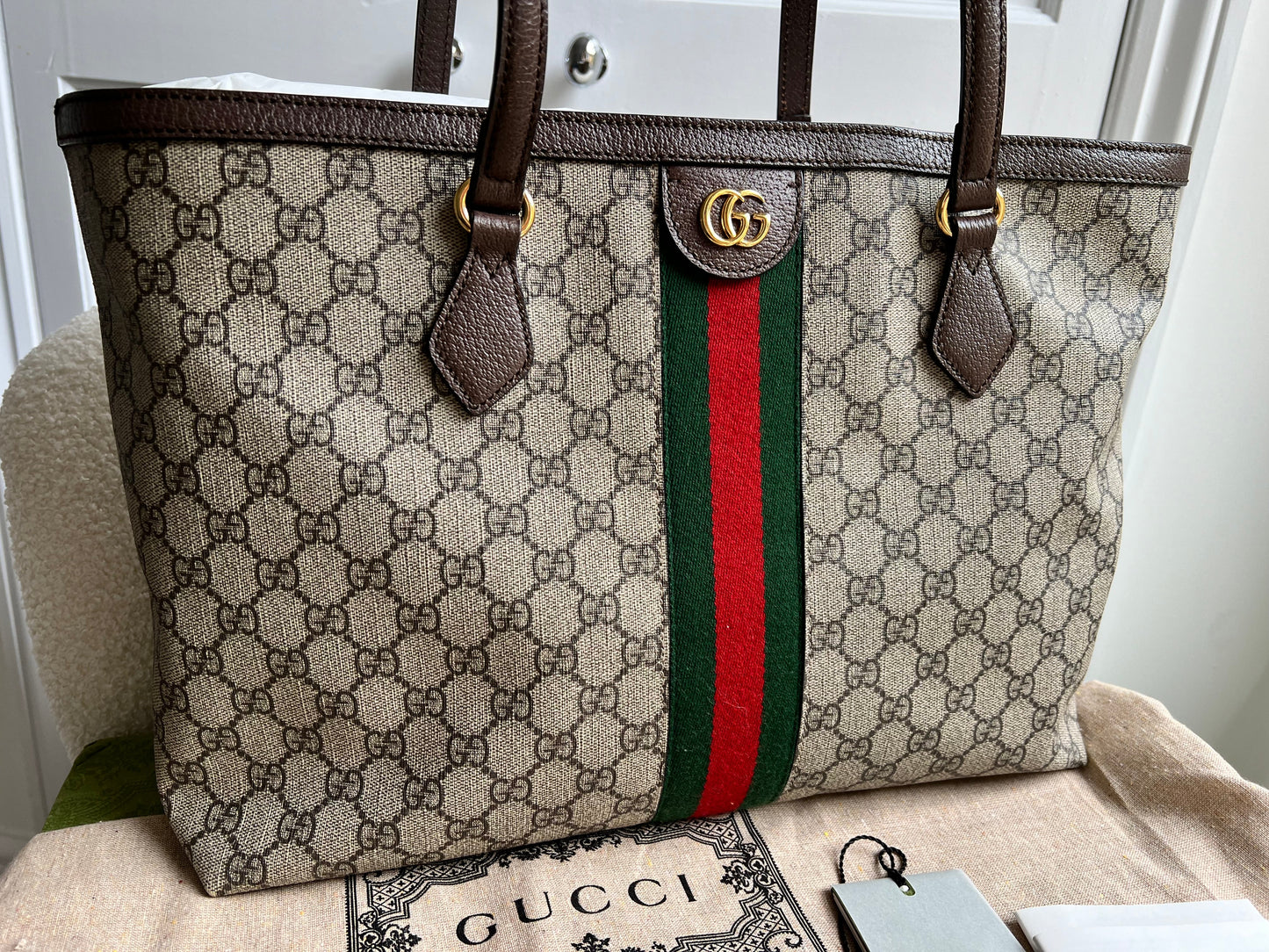 Gucci Ophidia GG Supreme Medium Tote (RRP £1310)