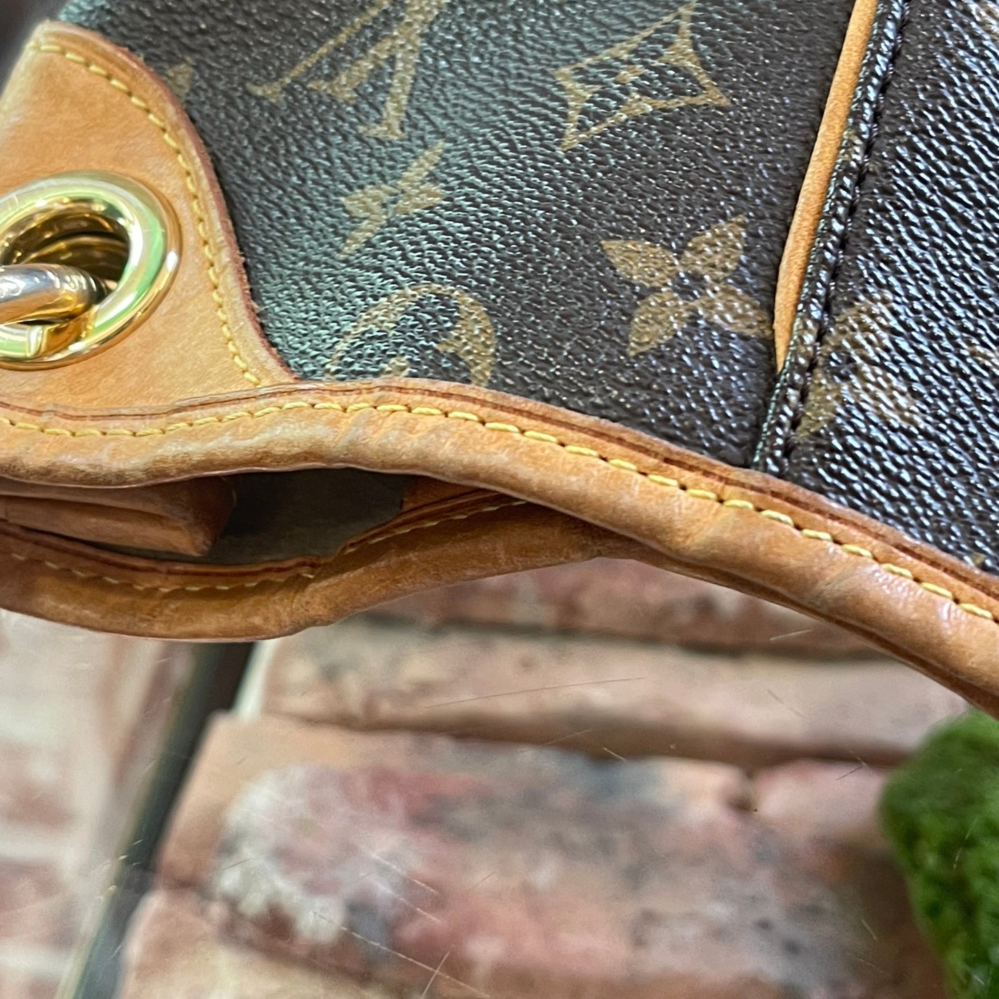 LOUIS VUITTON Galliera PM Brown Monogram Canvas