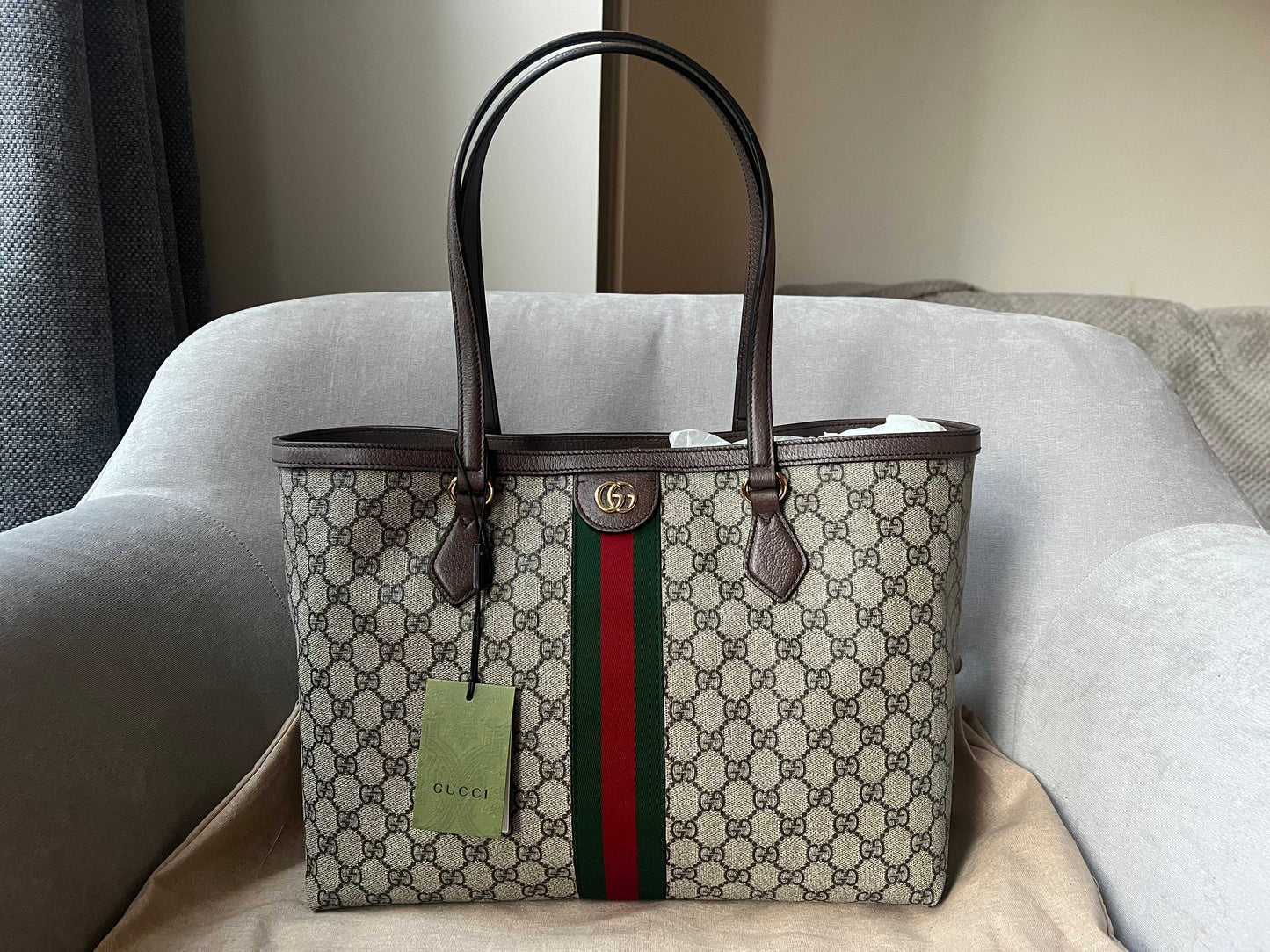 Gucci Ophidia GG Supreme Medium Tote (RRP £1310)