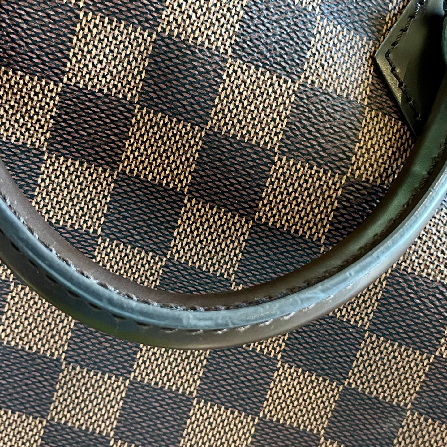 LOUIS VUITTON Speedy 30 Damier Ebene Canvas Satchel Bag