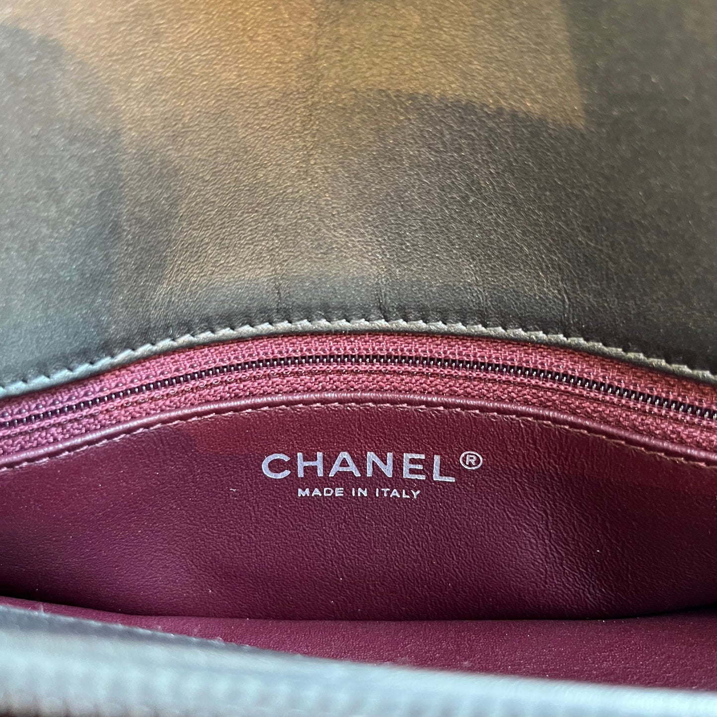 CHANEL Gray Propeller Tote