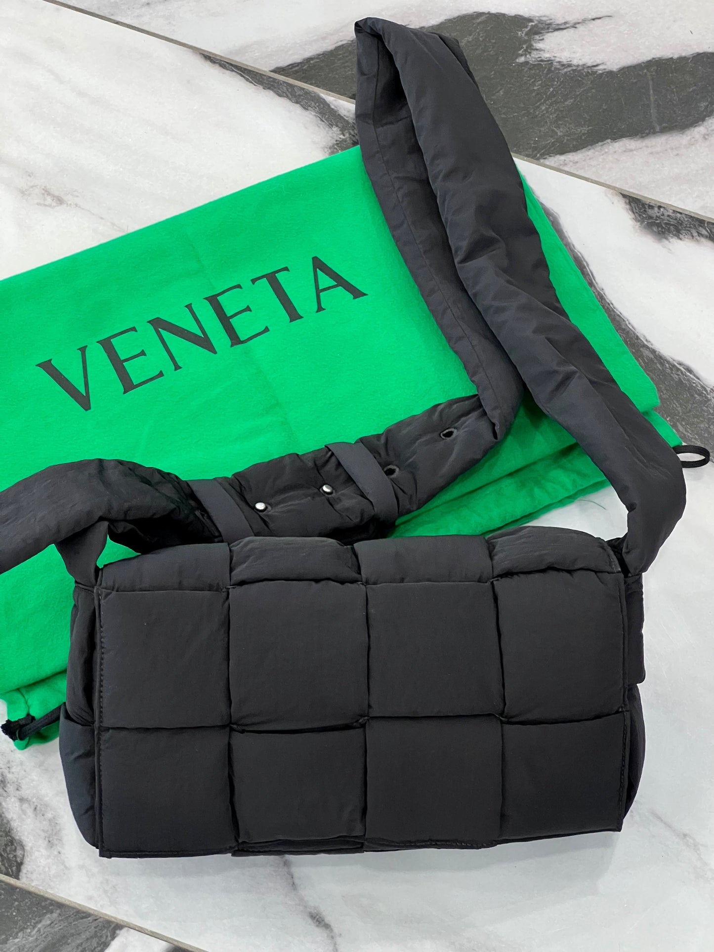 BOTTEGA VENETA PADDED TECH CASSETTE BAG