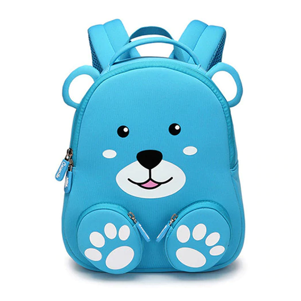 3D Blue Bear Bag For Kids Children