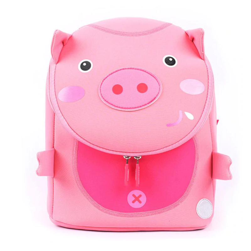 3D Pink Pig Bag For Kids Children