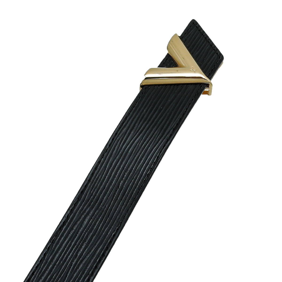 Louis Vuitton Black V Essential 30mm Belt 34