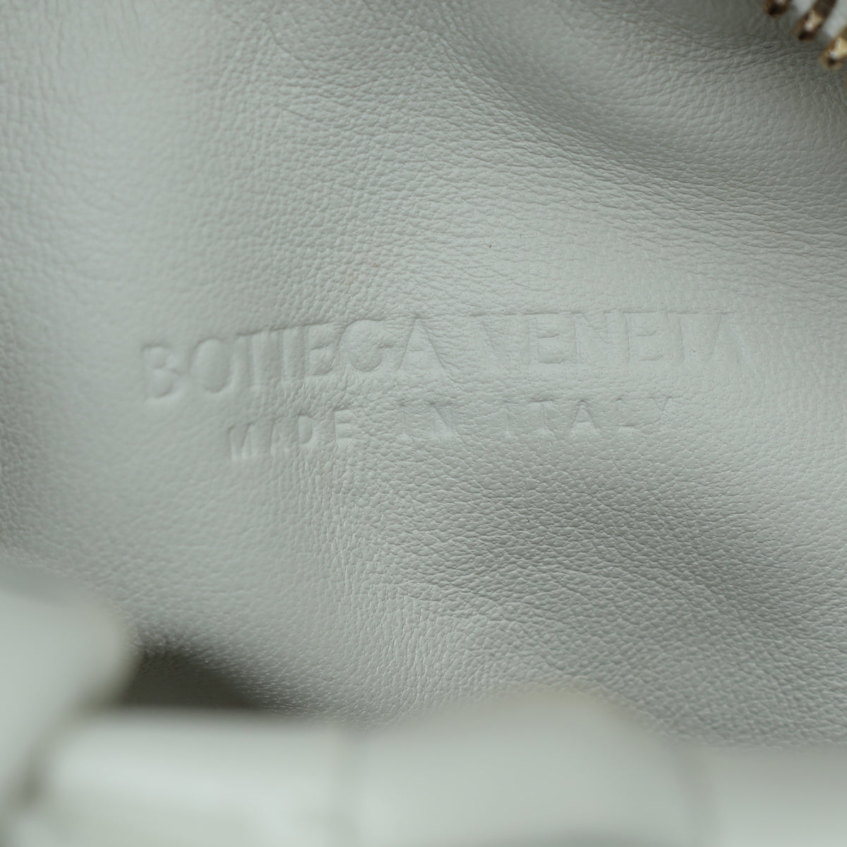 Bottega Veneta White Intrecciato Mini Jodie Bag