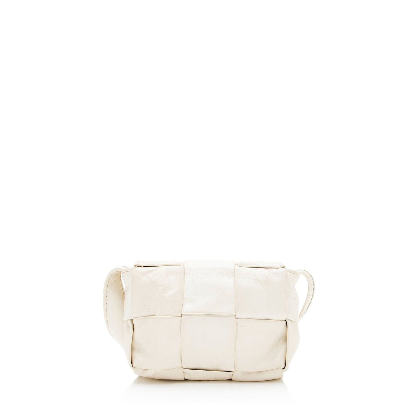 Bottega Veneta Calfskin Candy Cassette Crossbody Bag (SHF-8XUpjP)