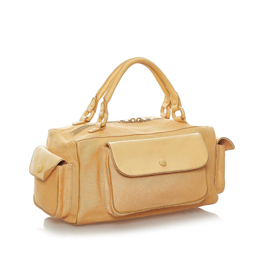 Bottega Veneta Canvas Handbag (SHG-35068)