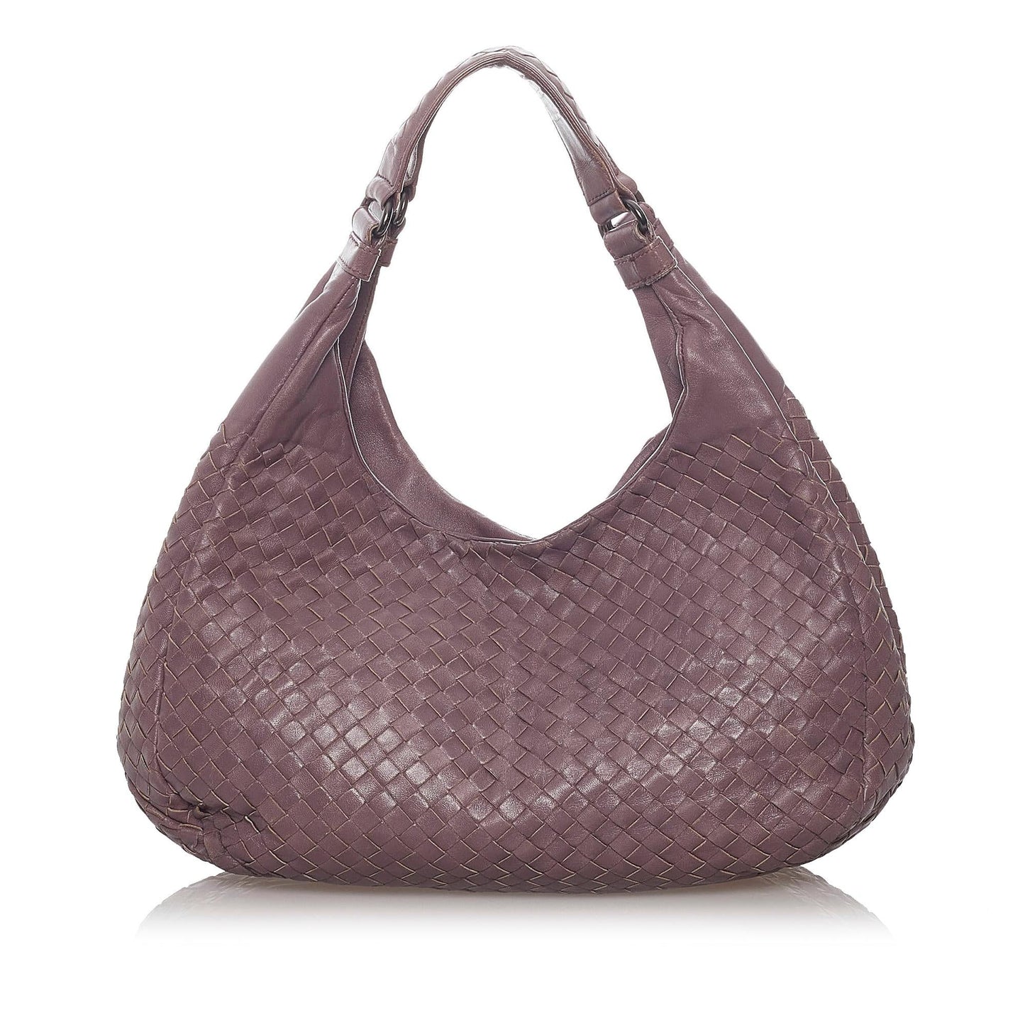 Bottega Veneta Intrecciato Campana Leather Hobo Bag (SHG-28631)