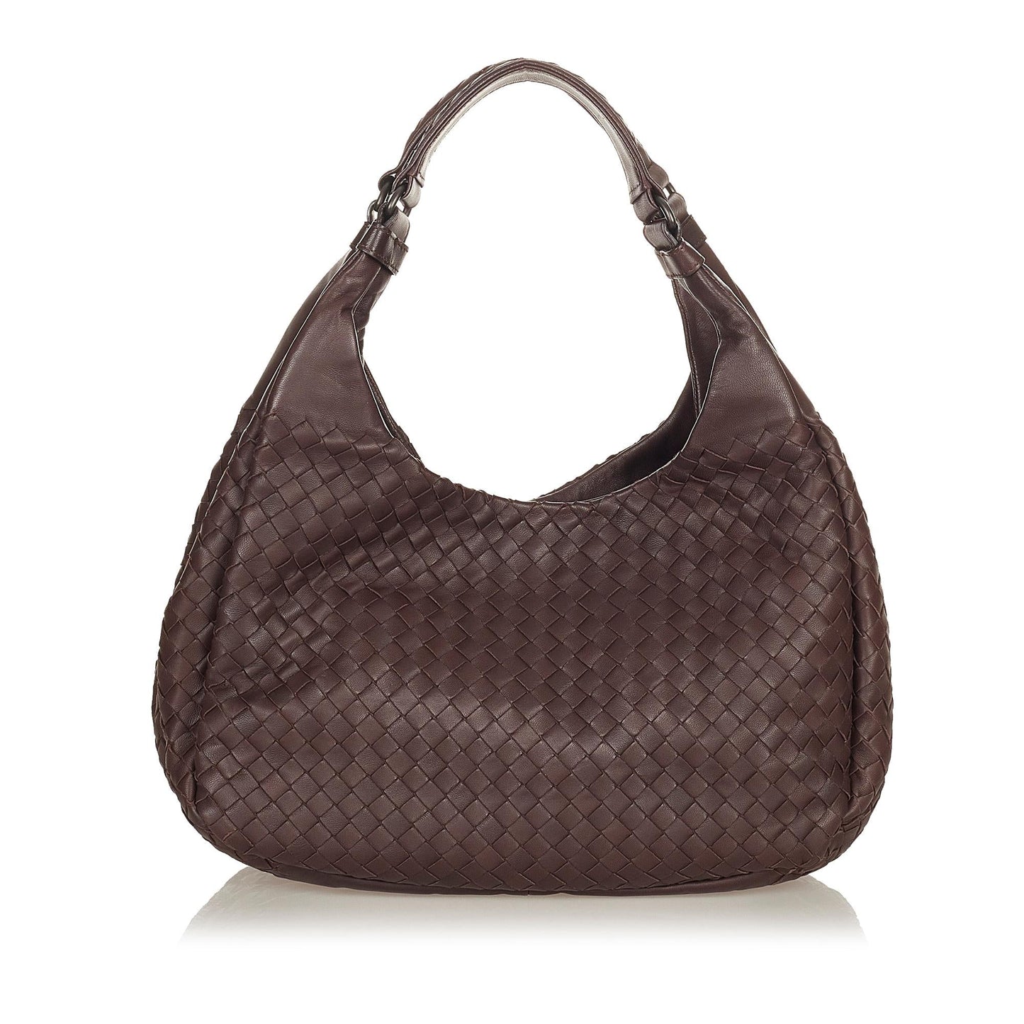 Bottega Veneta Intrecciato Campana Shoulder Bag (SHG-27142)