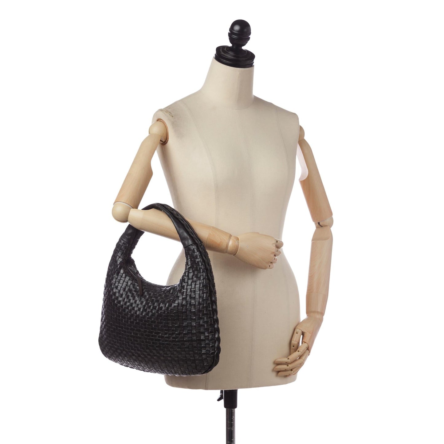 Bottega Veneta Intrecciato Hobo Bag (SHG-34594)