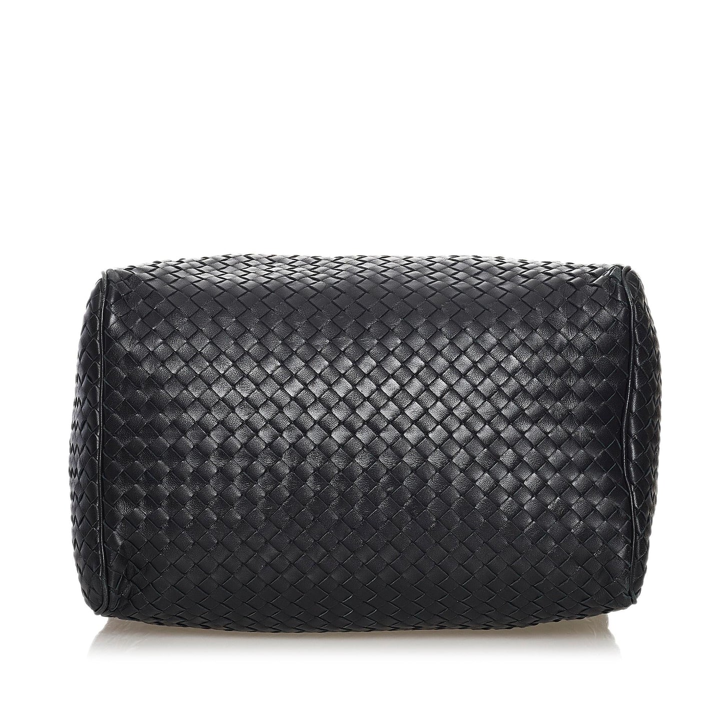 Bottega Veneta Intrecciato Leather Boston Bag (SHG-32408)