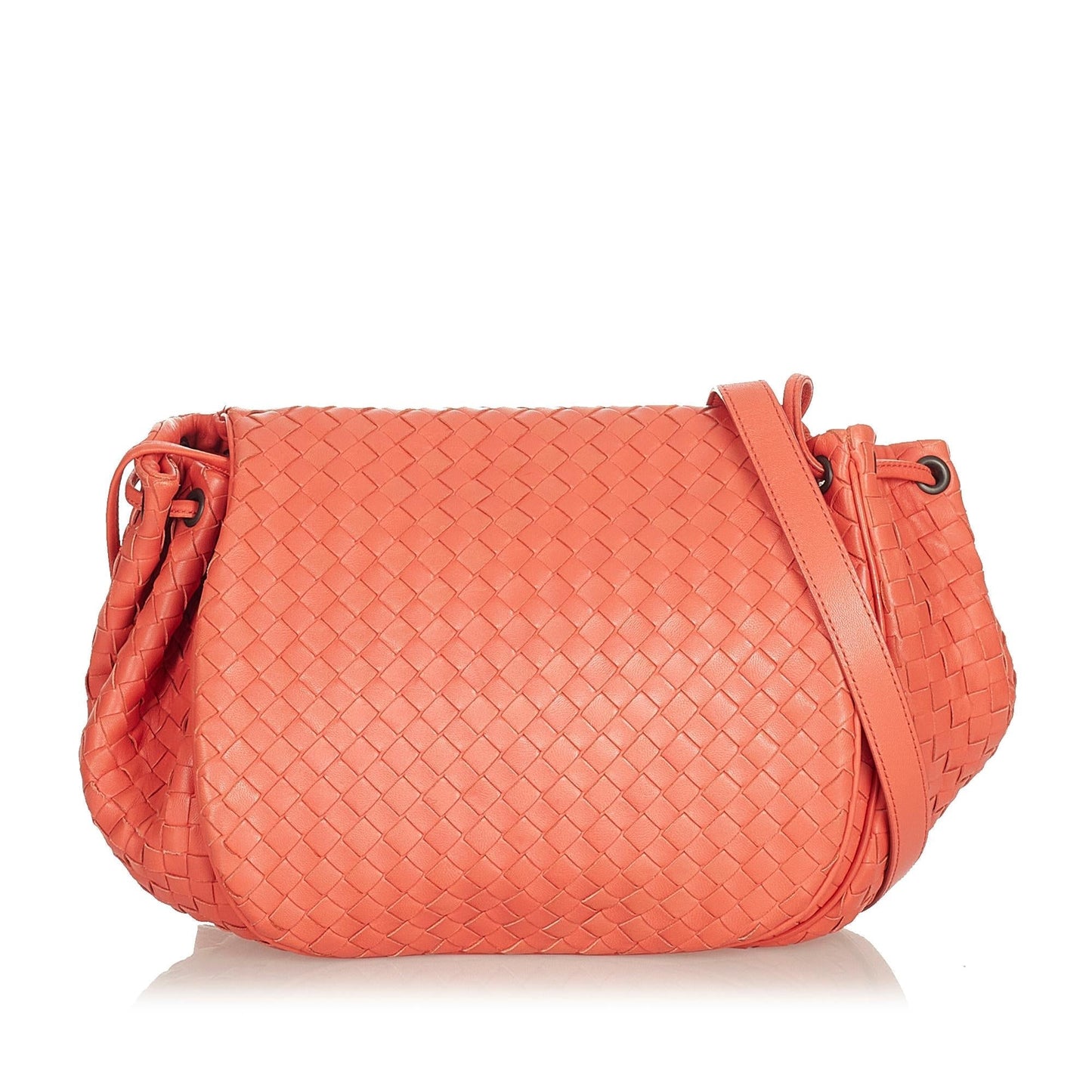 Bottega Veneta Intrecciato Leather Crossbody Bag (SHG-27146)