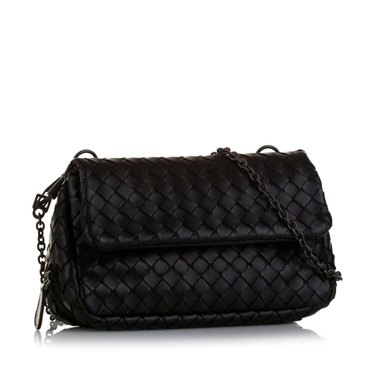 Bottega Veneta Intrecciato Leather Crossbody Bag (SHG-bMnK0o)