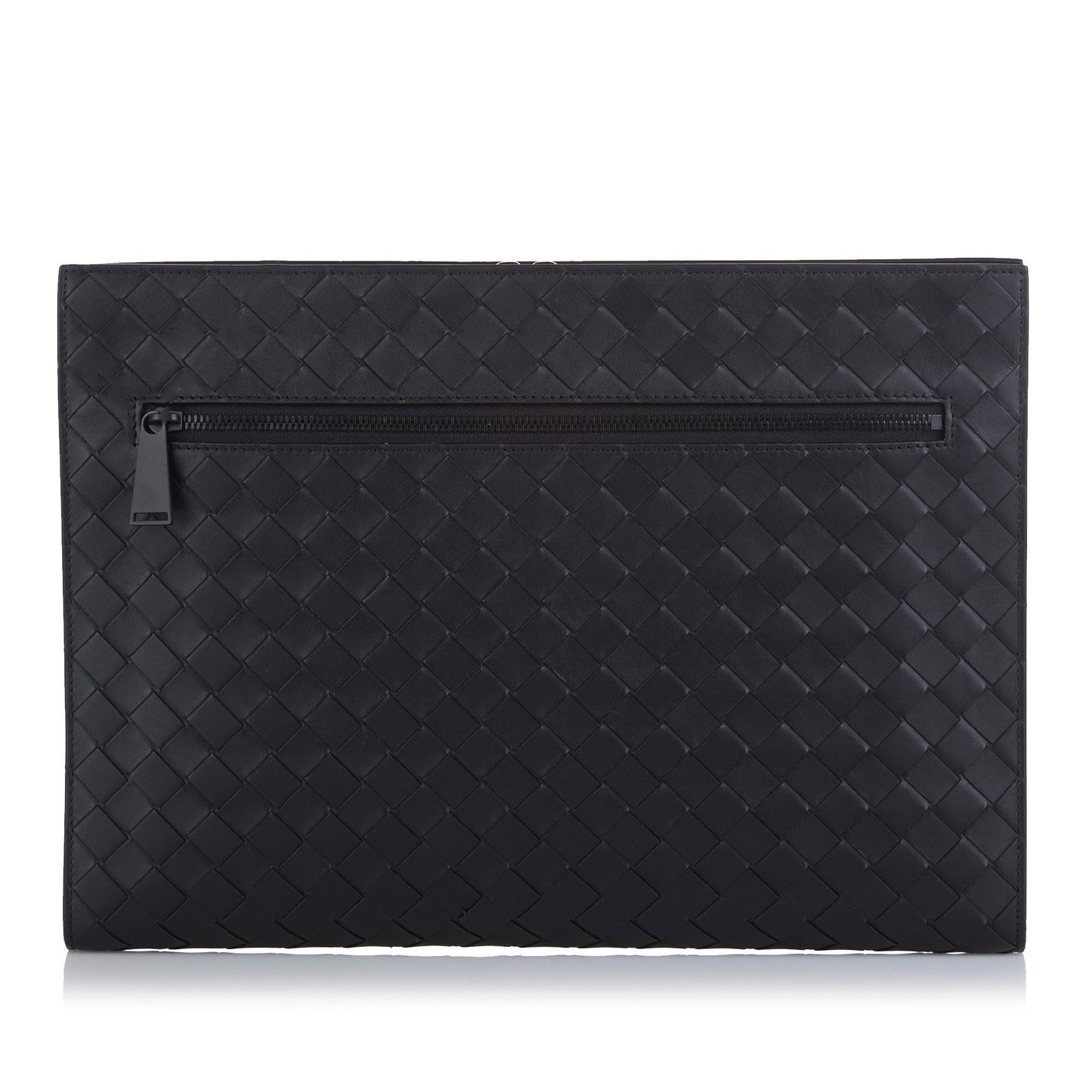 Bottega Veneta Intrecciato Leather Document Case (SHG-35974)