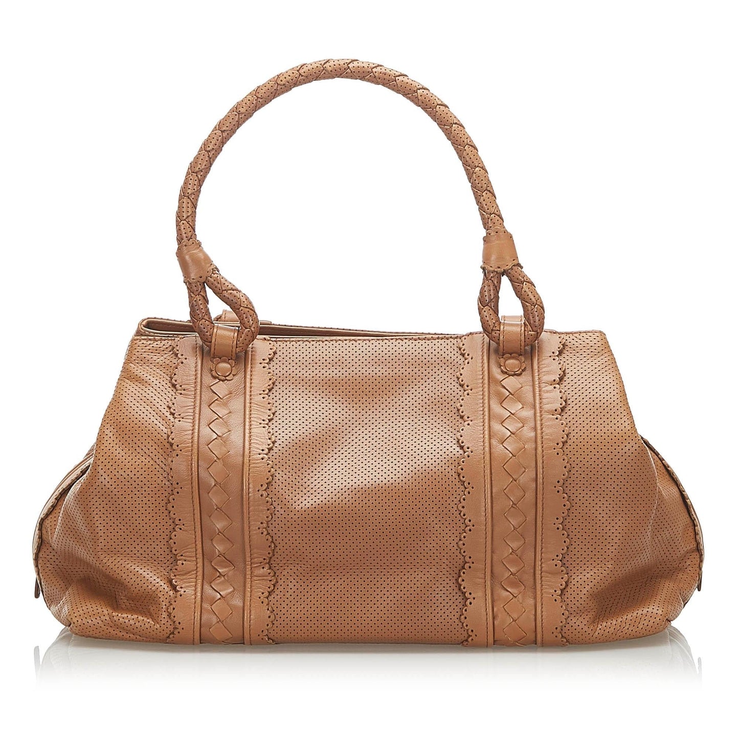 Bottega Veneta Intrecciato Leather Handbag (SHG-18825)