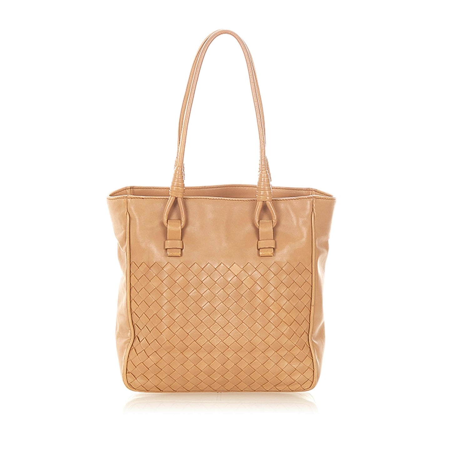 Bottega Veneta Intrecciato Leather Handbag (SHG-22611)