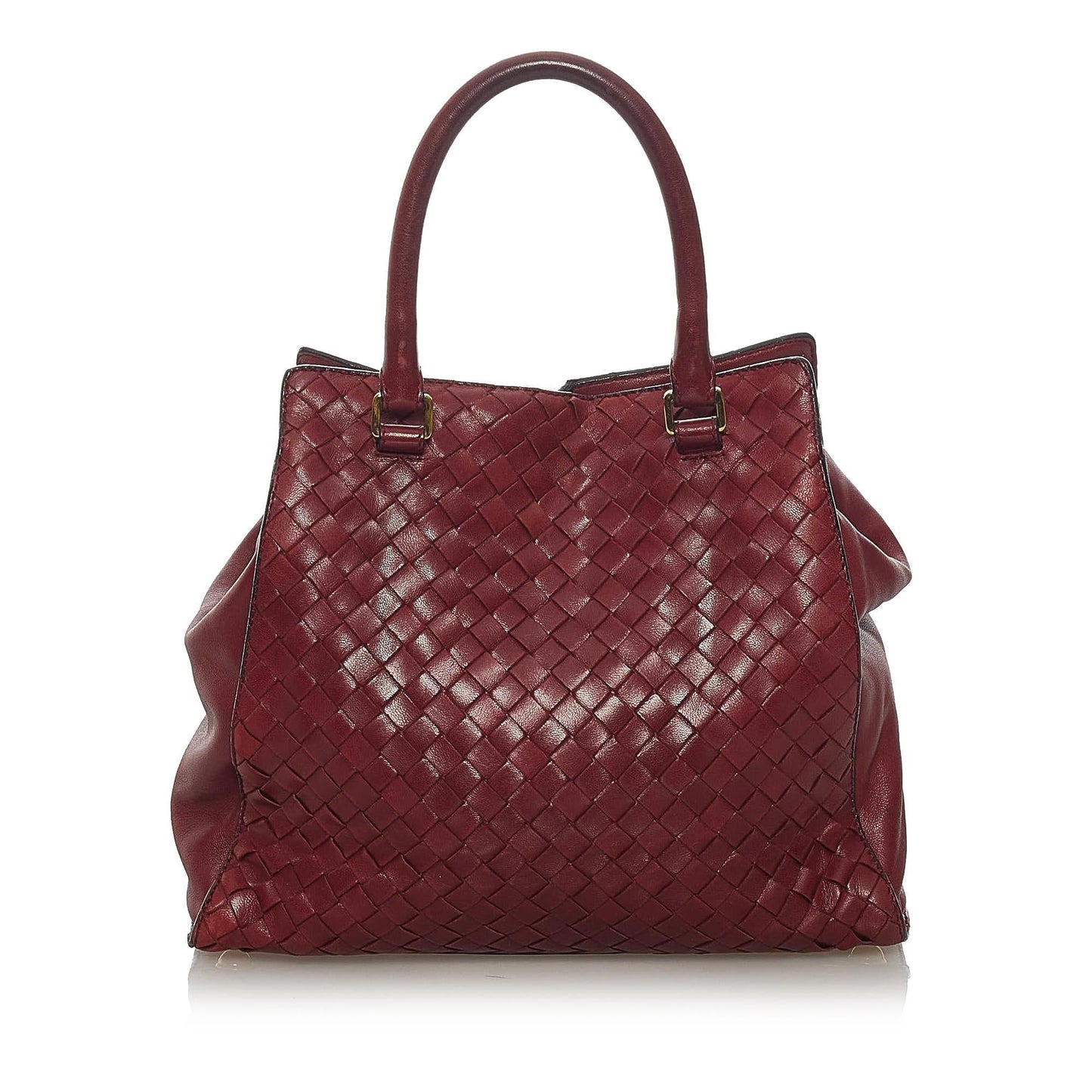 Bottega Veneta Intrecciato Leather Handbag (SHG-29242)