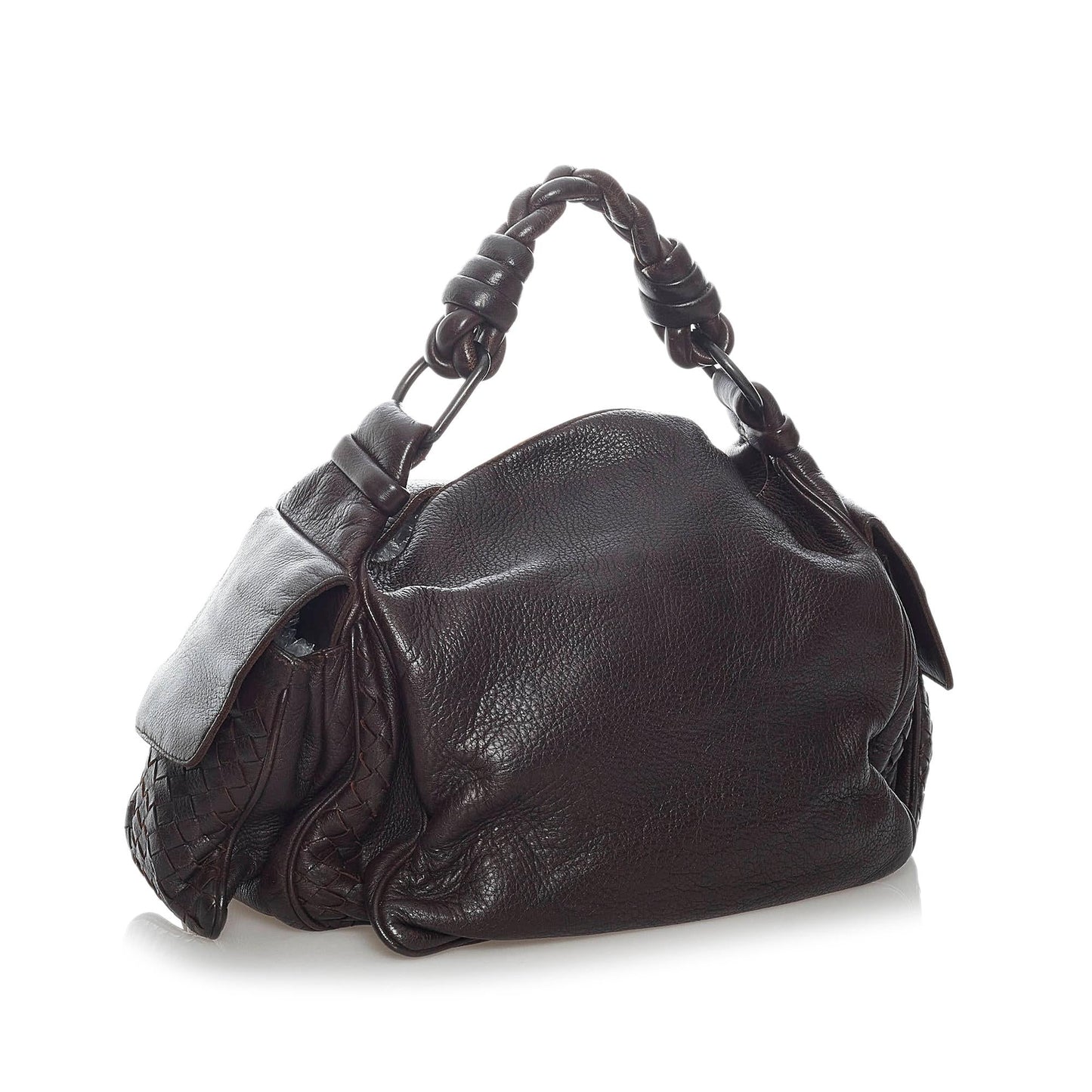 Bottega Veneta Intrecciato Leather Handbag (SHG-30753)