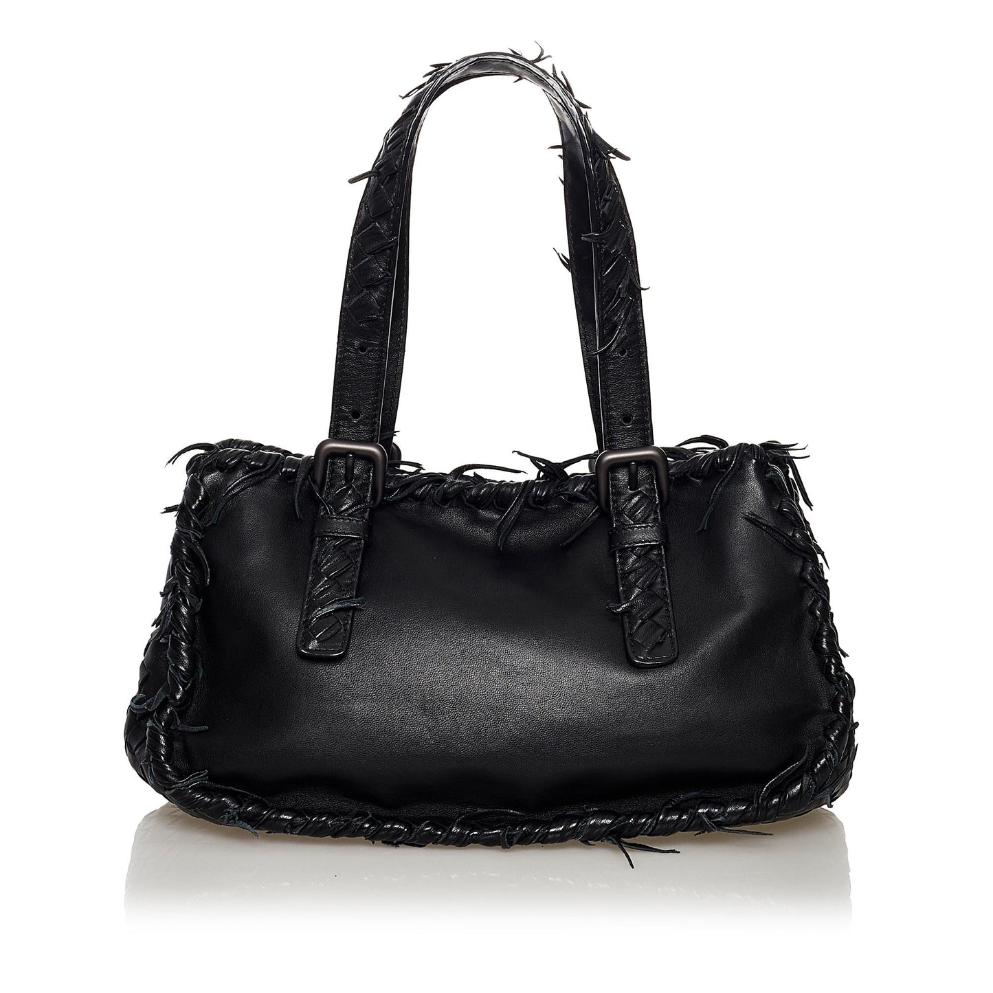 Bottega Veneta Intrecciato Leather Handbag (SHG-34649)