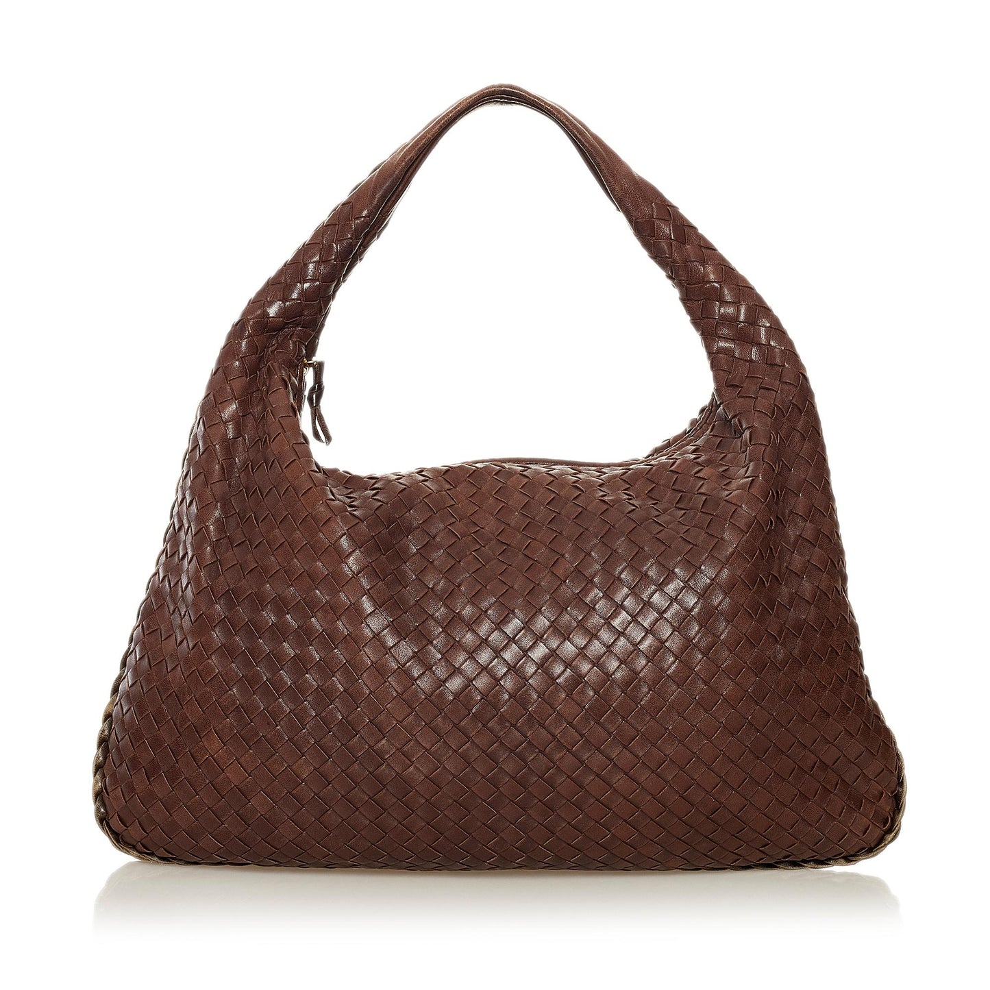 Bottega Veneta Intrecciato Leather Hobo Bag (SHG-34365)